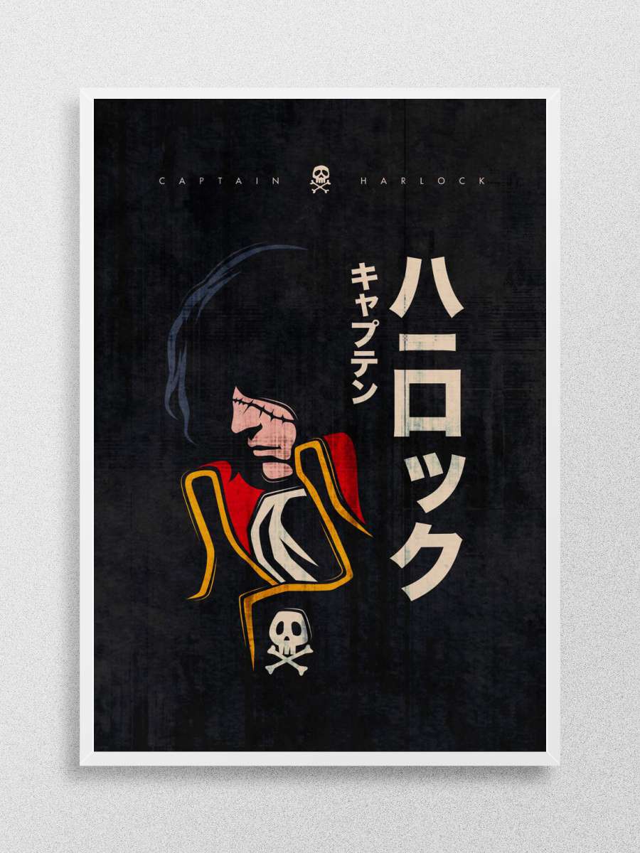 045 Harlock Jap Anime Poster Çerçevesiz Yüksek Kalite Anime Duvar Poster