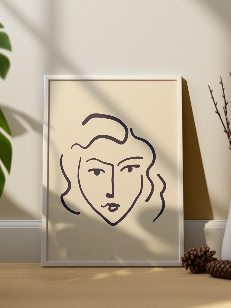 Matisse 2'li Çerçevesiz Poster Duvar Tablosu Poster Modern Tablo Dekoratif Çerçevesiz Tablo Seti