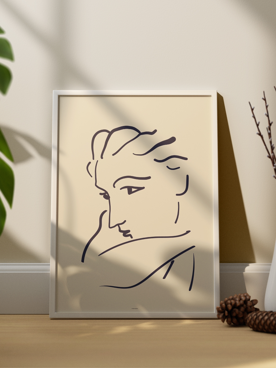 Matisse 2'li Çerçevesiz Poster Duvar Tablosu Poster Modern Tablo Dekoratif Çerçevesiz Tablo Seti