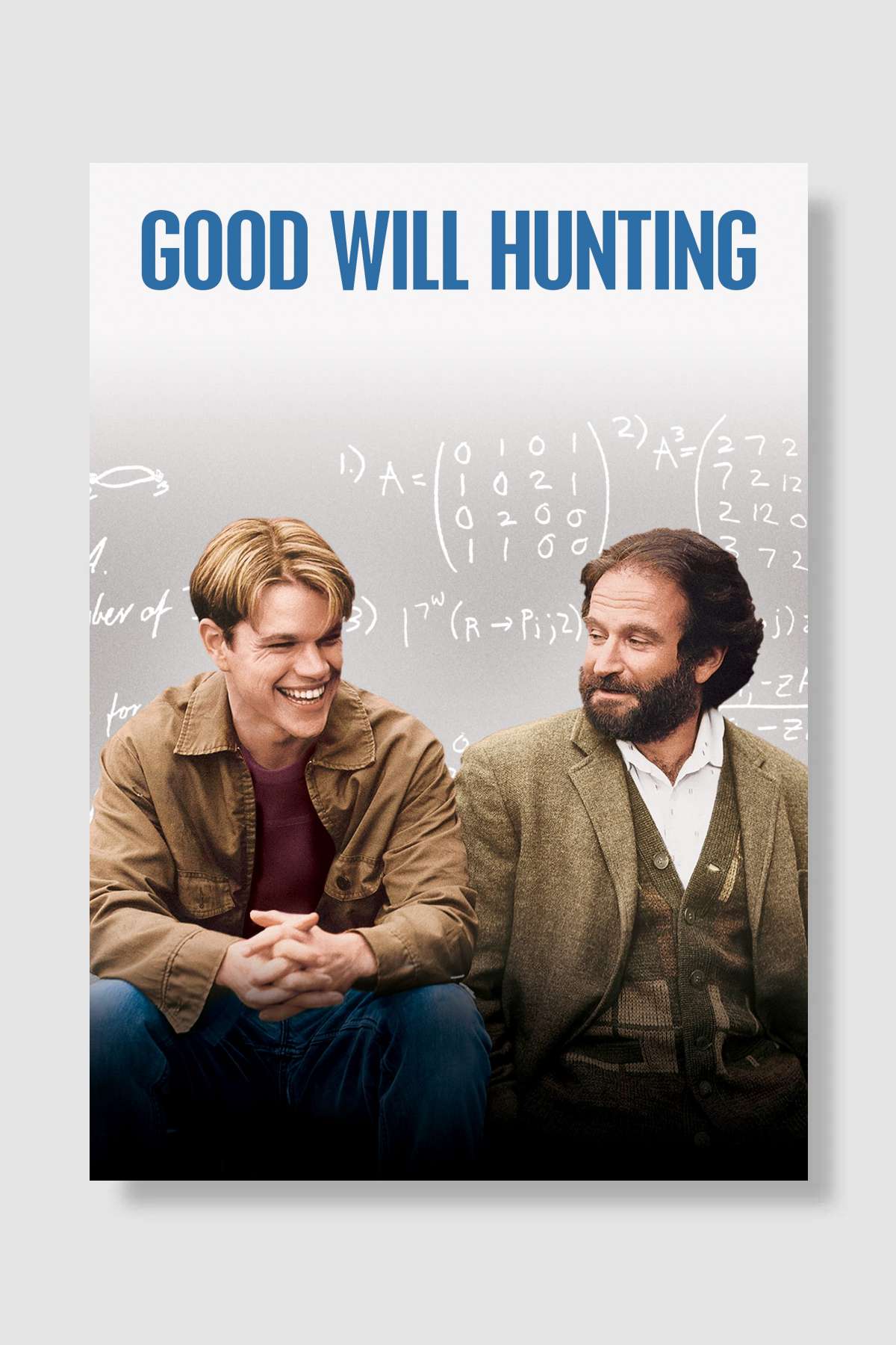 Can Dostum - Good Will Hunting Film Poster Çerçevesiz Yüksek Kalite Film Afiş Duvar Poster
