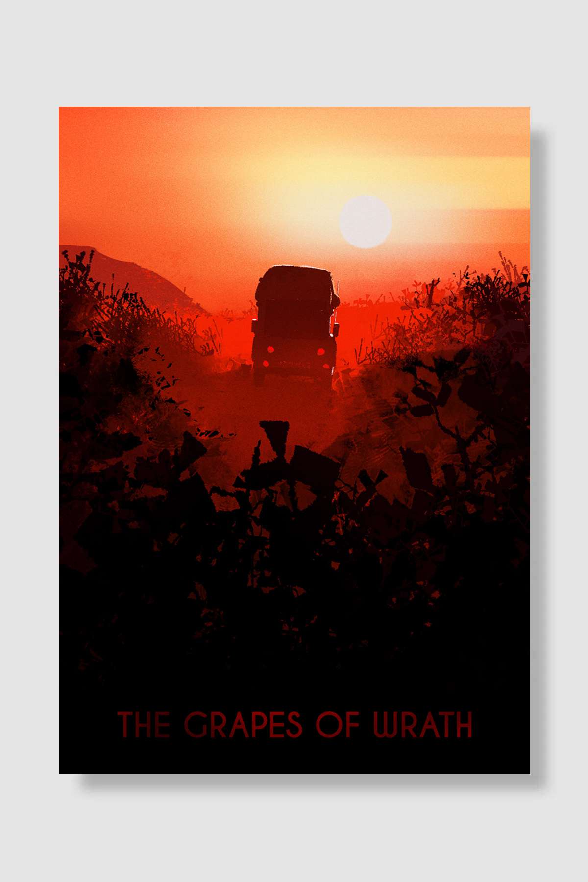 Gazap Üzümleri - The Grapes of Wrath Film Poster Çerçevesiz Yüksek Kalite Film Afiş Duvar Poster