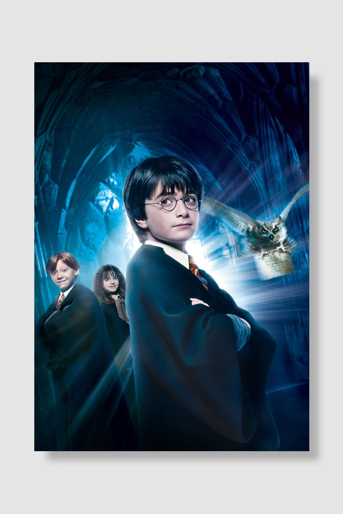 Harry Potter ve Felsefe Taşı - Harry Potter and the Philosopher's Stone Film Poster Çerçevesiz Yüksek Kalite Film Afiş Duvar Poster