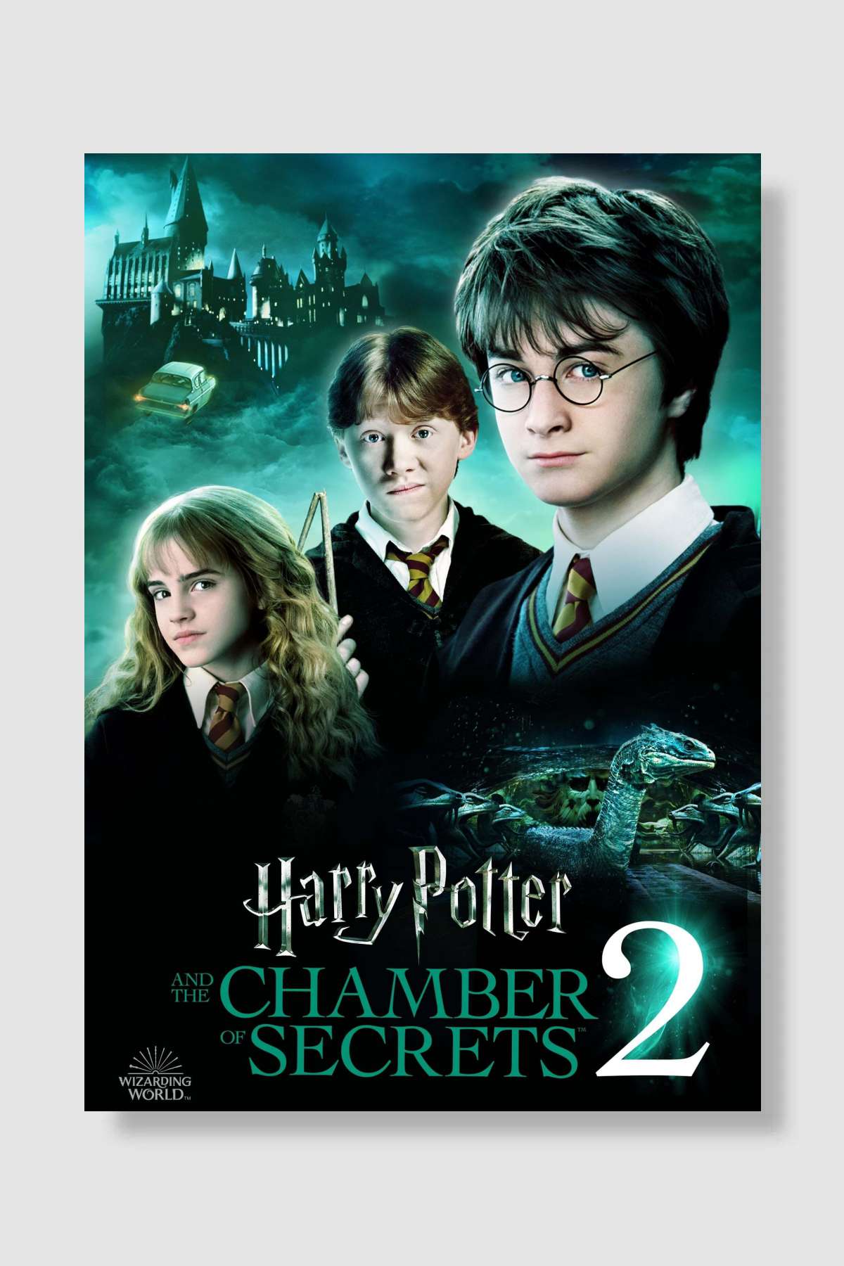 Harry Potter ve Sırlar Odası - Harry Potter and the Chamber of Secrets Film Poster Çerçevesiz Yüksek Kalite Film Afiş Duvar Poster