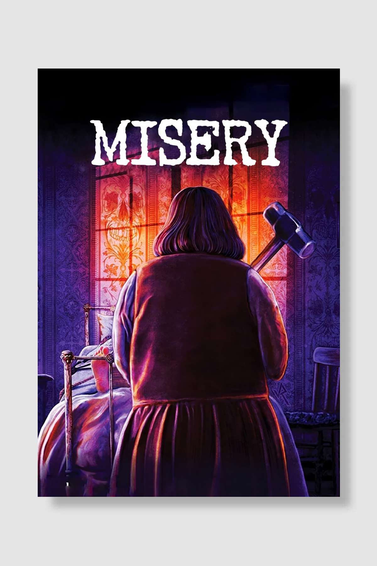 Ölüm Kitabı - Misery Film Poster Çerçevesiz Yüksek Kalite Film Afiş Duvar Poster