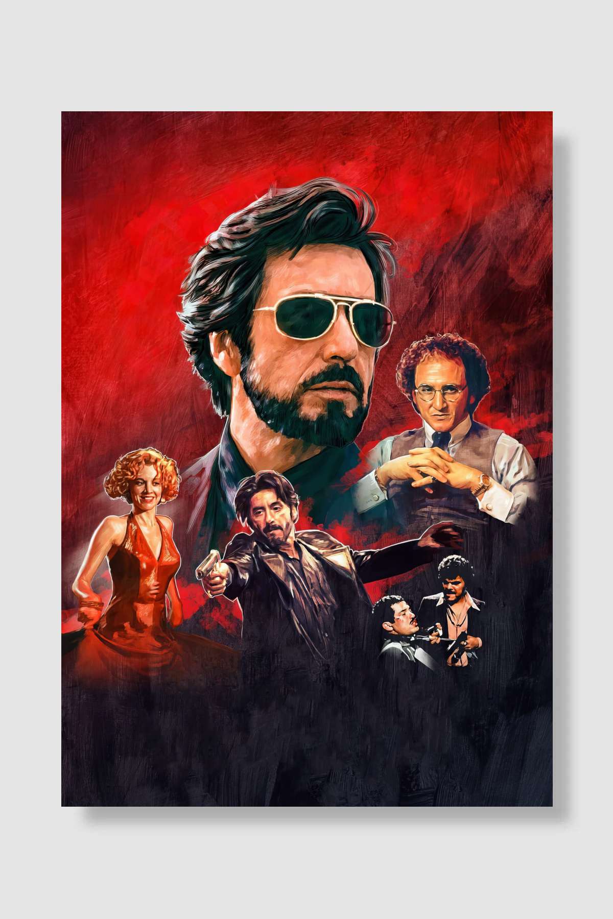 Carlito'nun Yolu - Carlito's Way Film Poster Çerçevesiz Yüksek Kalite Film Afiş Duvar Poster