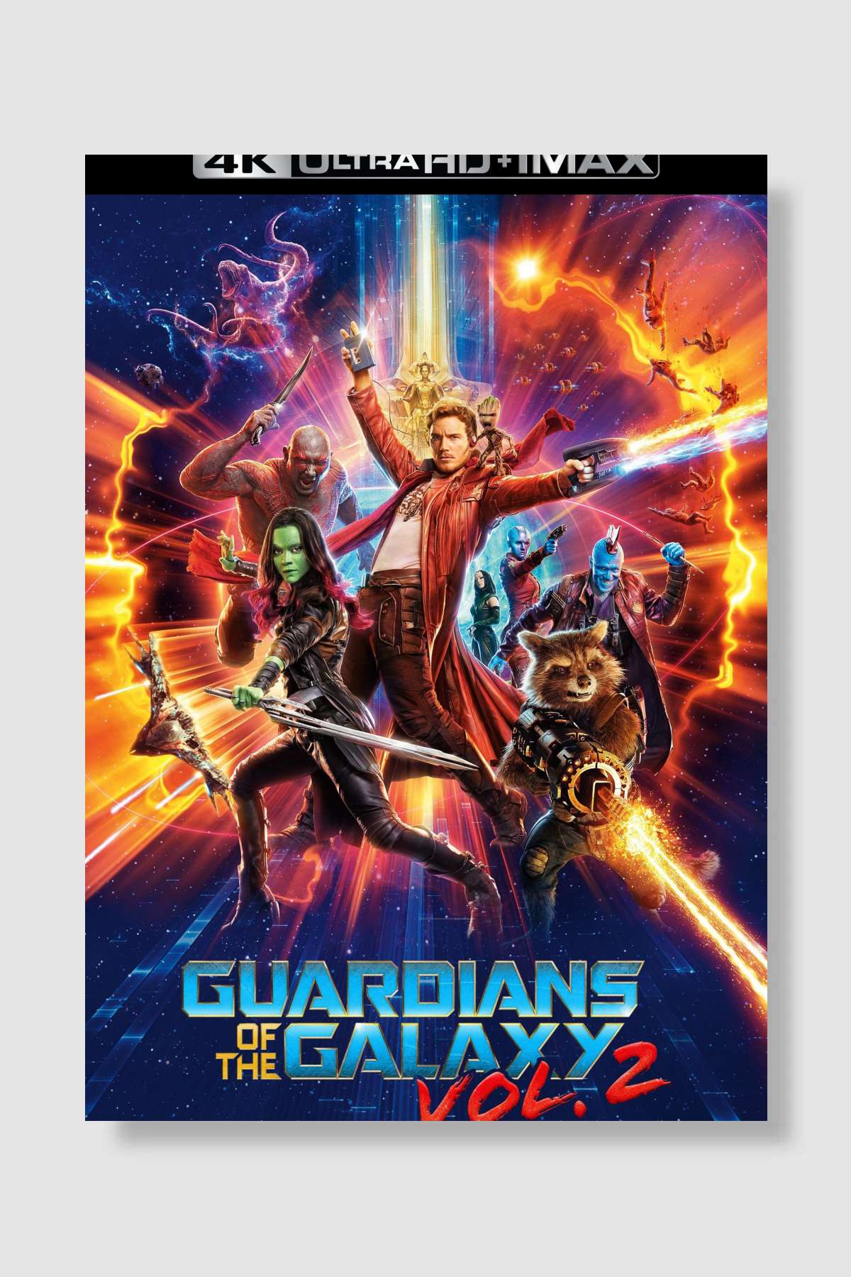 Galaksinin Koruyucuları 2 - Guardians of the Galaxy Vol. 2 Film Poster Çerçevesiz Yüksek Kalite Film Afiş Duvar Poster