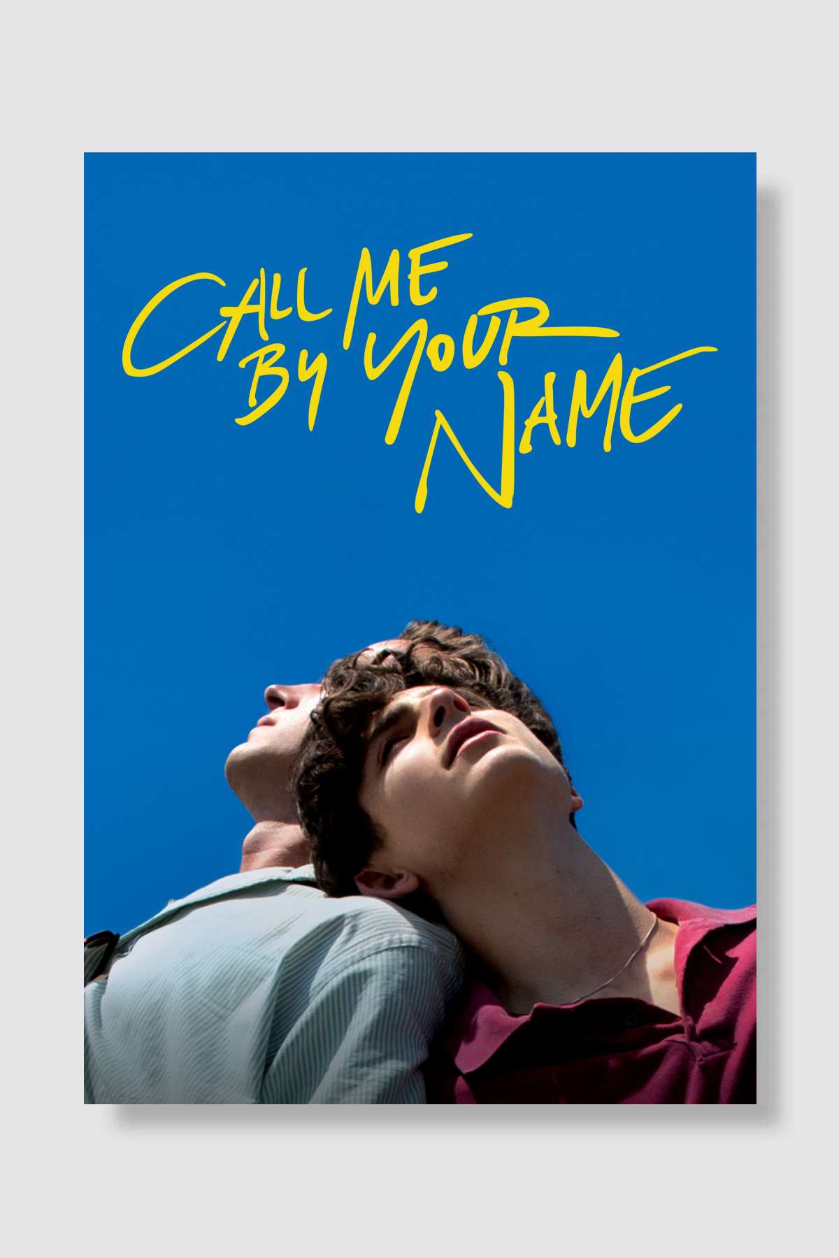 Beni Adınla Çağır - Call Me by Your Name Film Poster Çerçevesiz Yüksek Kalite Film Afiş Duvar Poster