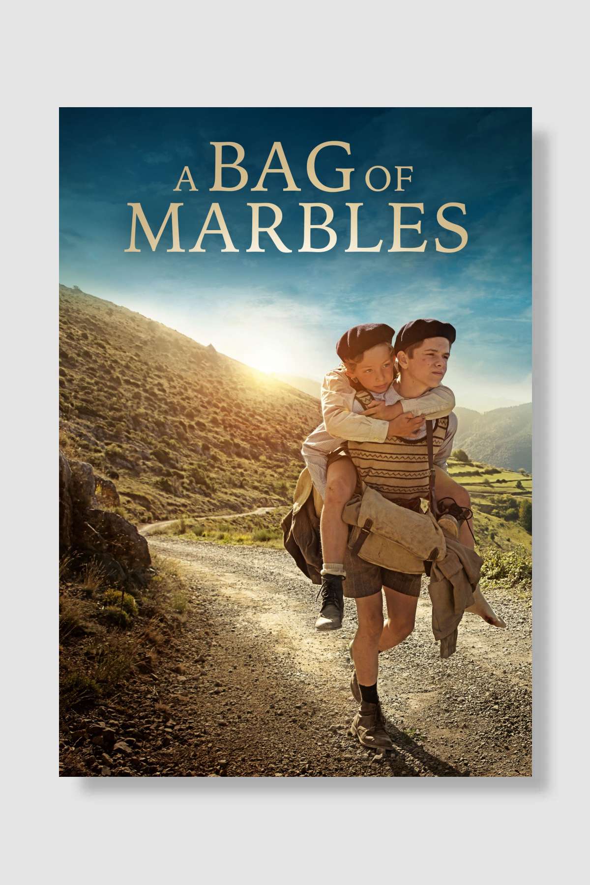 Bir Torba Bilye - Un sac de billes Film Poster Çerçevesiz Yüksek Kalite Film Afiş Duvar Poster