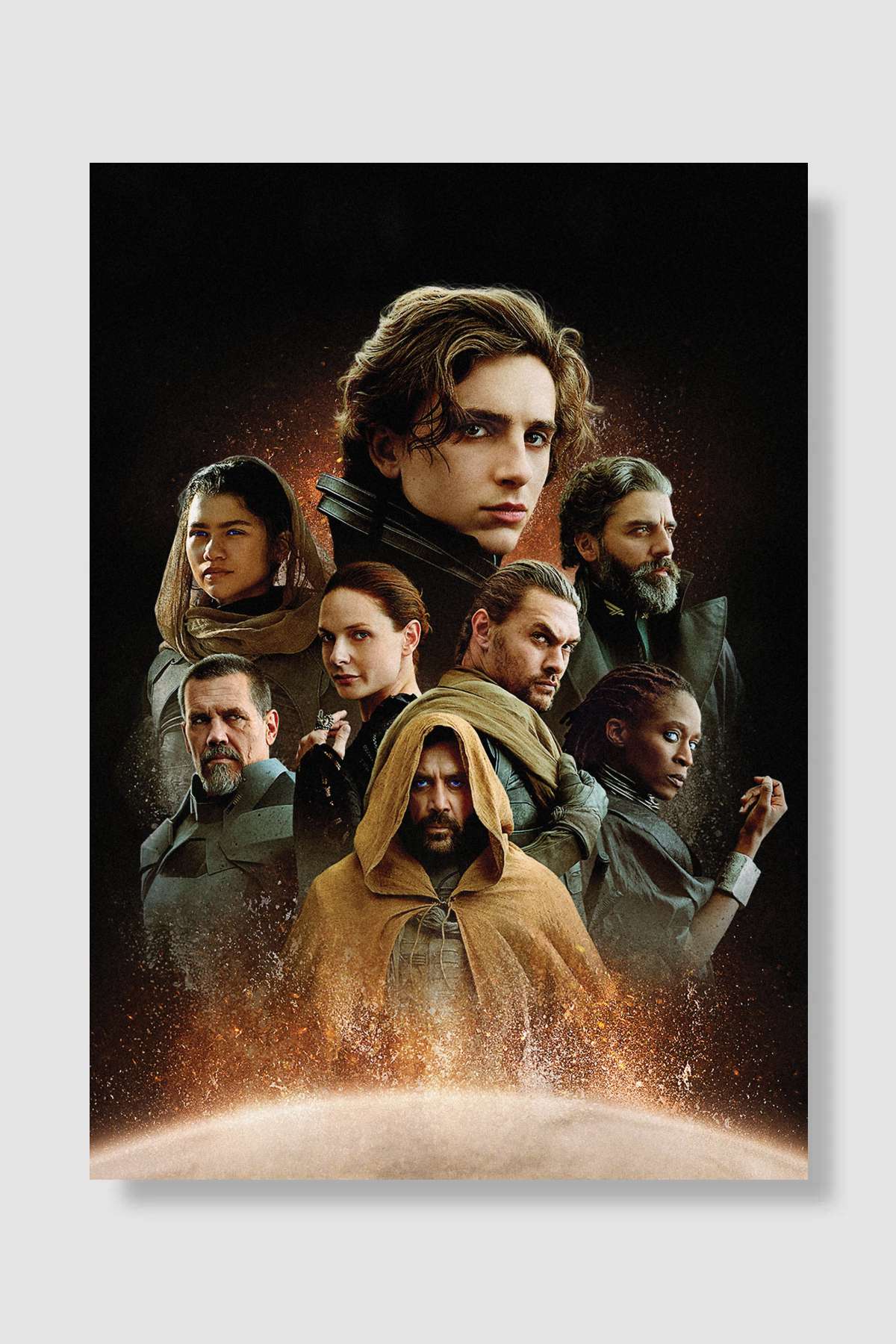 Dune: Çöl Gezegeni - Dune Film Poster Çerçevesiz Yüksek Kalite Film Afiş Duvar Poster