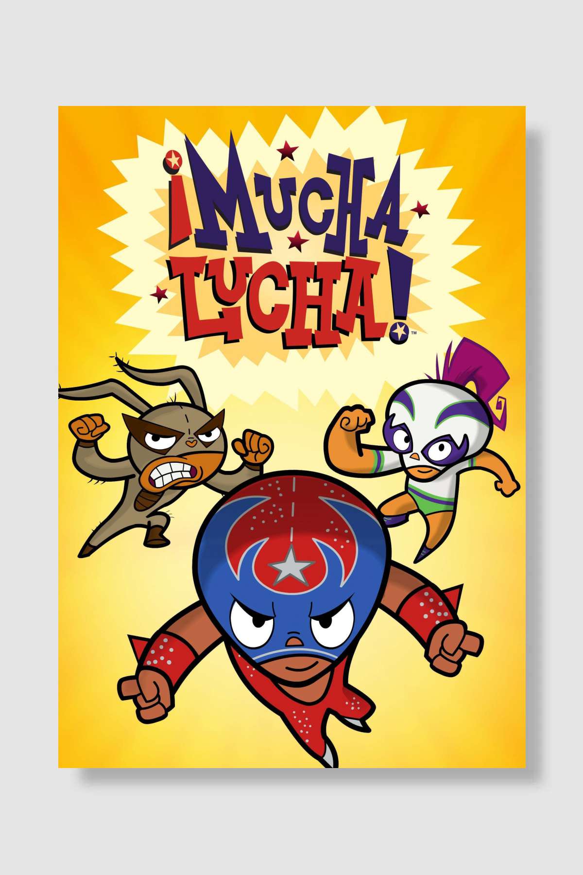 ¡Mucha Lucha! Dizi Poster Çerçevesiz Yüksek Kalite Dizi Afiş Duvar Poster