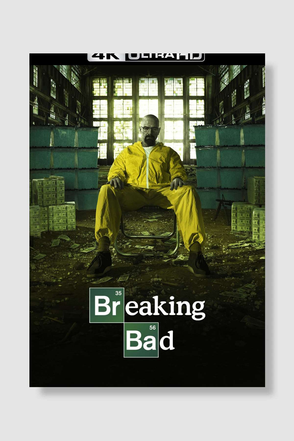 Breaking Bad Dizi Poster Çerçevesiz Yüksek Kalite Dizi Afiş Duvar Poster
