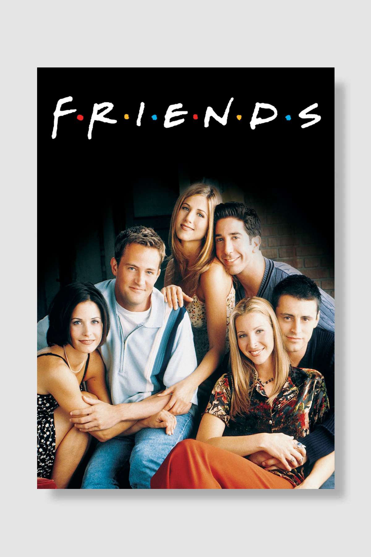 Friends Dizi Poster Çerçevesiz Yüksek Kalite Dizi Afiş Duvar Poster