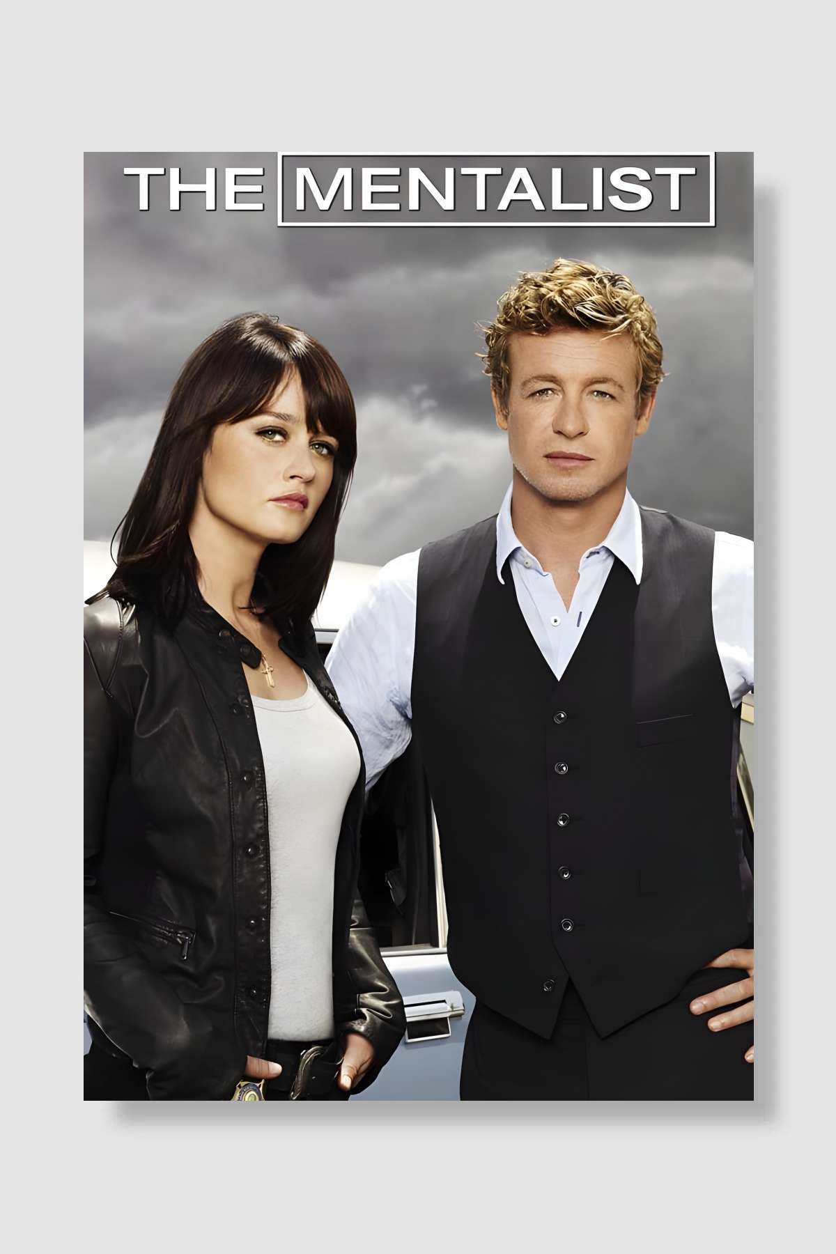 The Mentalist Dizi Poster Çerçevesiz Yüksek Kalite Dizi Afiş Duvar Poster