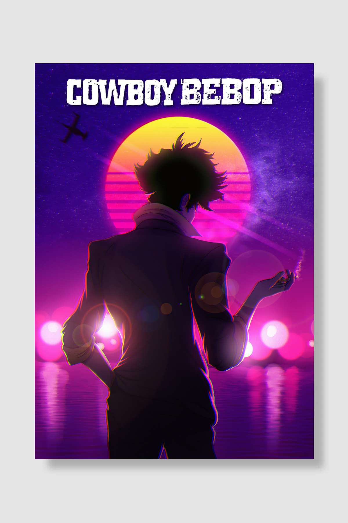 Cowboy Bebop - カウボーイビバップ Dizi Poster Çerçevesiz Yüksek Kalite Dizi Afiş Duvar Poster
