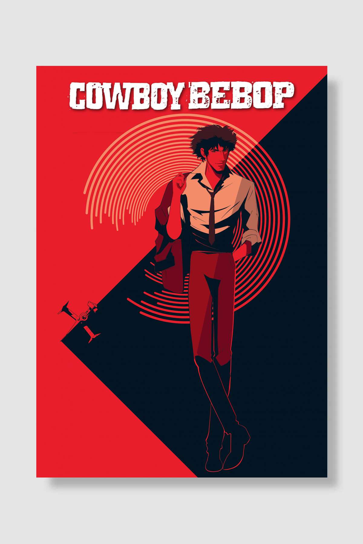 Cowboy Bebop - カウボーイビバップ Dizi Poster Çerçevesiz Yüksek Kalite Dizi Afiş Duvar Poster