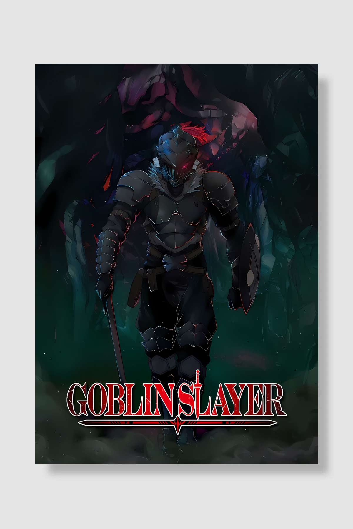 Goblin Slayer - ゴブリンスレイヤー Dizi Poster Çerçevesiz Yüksek Kalite Dizi Afiş Duvar Poster
