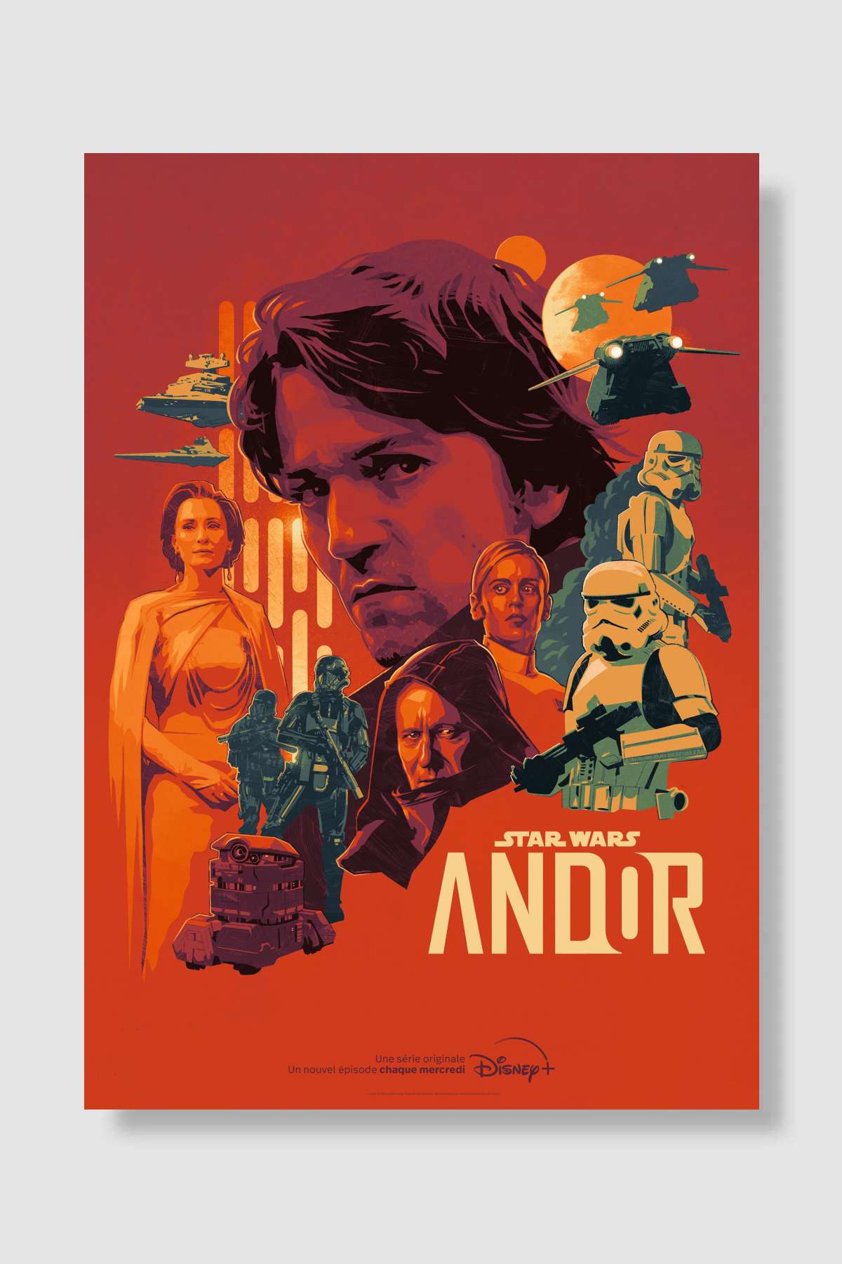 Star Wars: Andor Dizi Poster Çerçevesiz Yüksek Kalite Dizi Afiş Duvar Poster