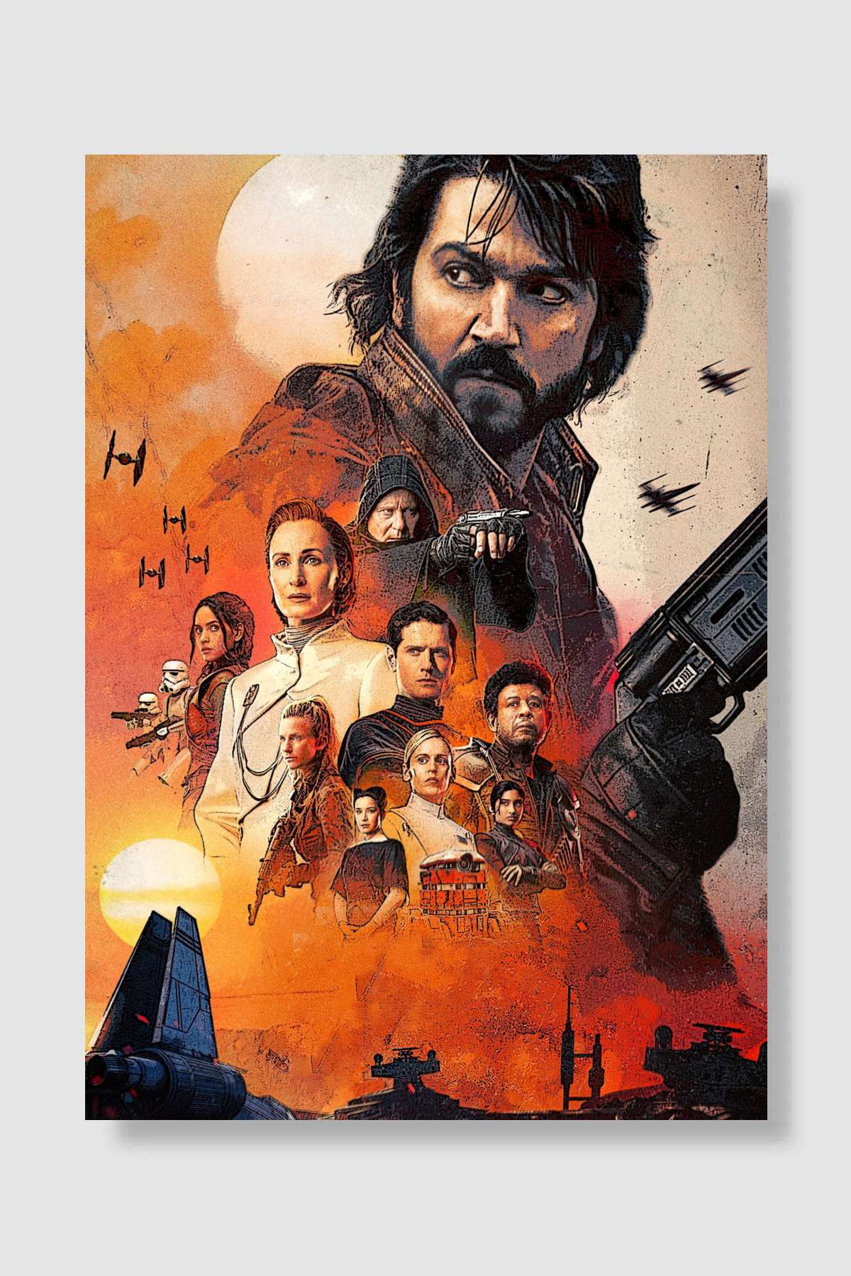 Star Wars: Andor Dizi Poster Çerçevesiz Yüksek Kalite Dizi Afiş Duvar Poster