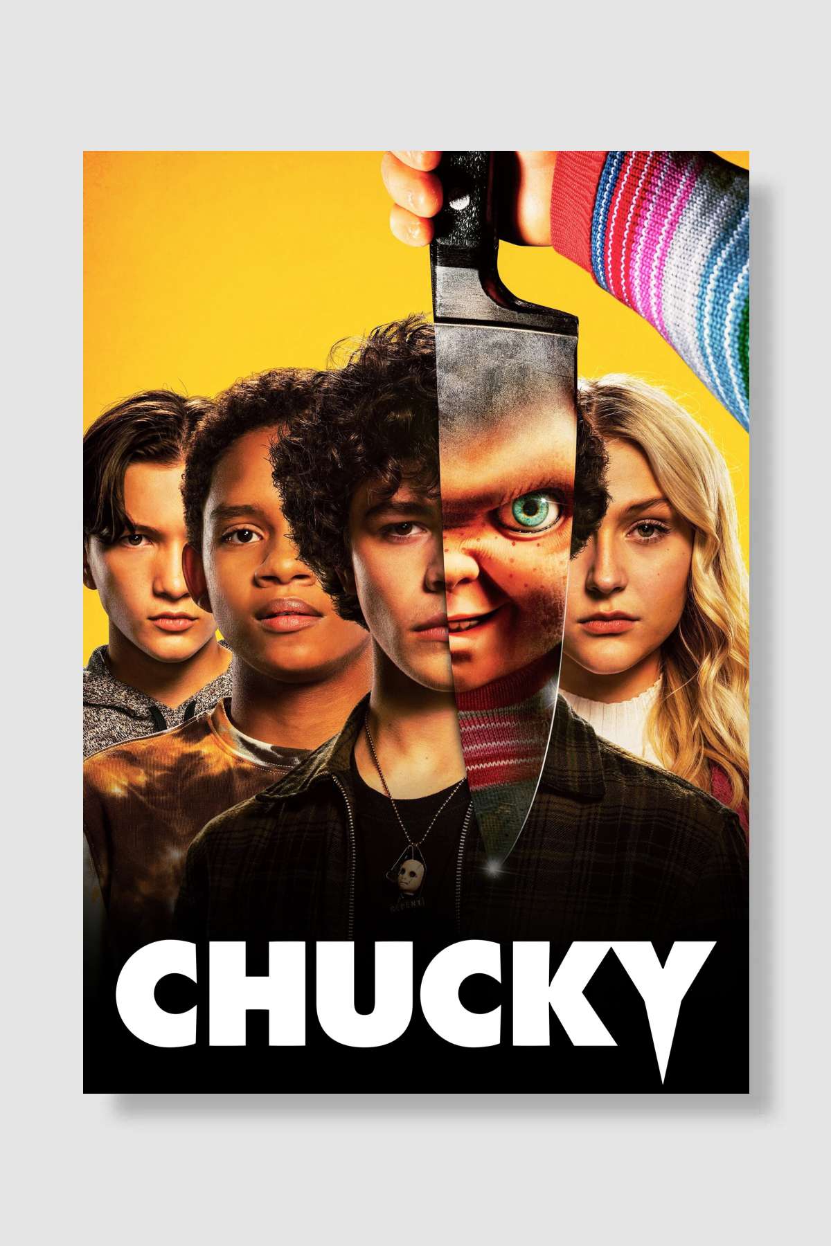 Chucky Dizi Poster Çerçevesiz Yüksek Kalite Dizi Afiş Duvar Poster