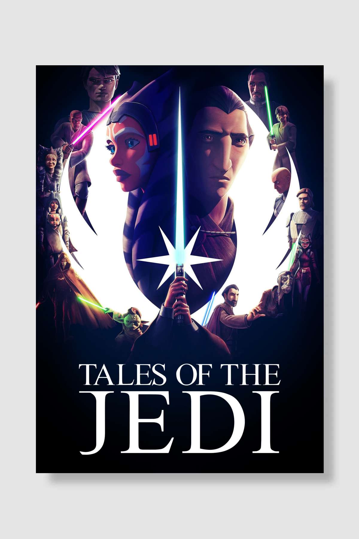 Star Wars: Tales of the Jedi Dizi Poster Çerçevesiz Yüksek Kalite Dizi Afiş Duvar Poster