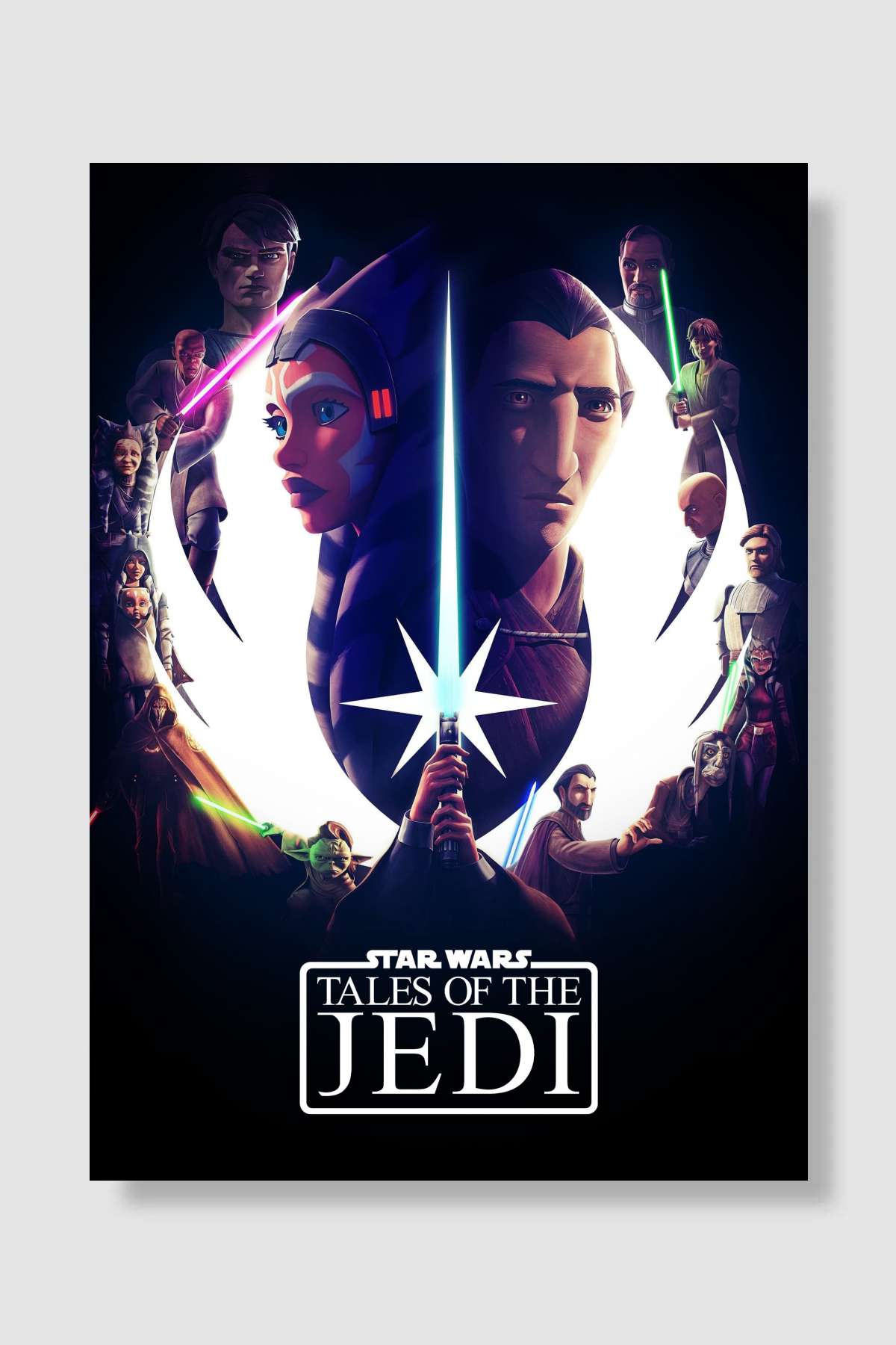 Star Wars: Tales of the Jedi Dizi Poster Çerçevesiz Yüksek Kalite Dizi Afiş Duvar Poster