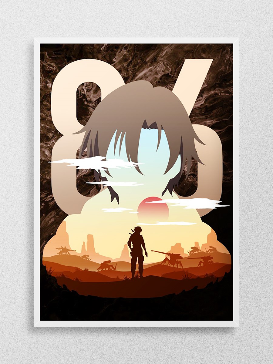 86 Anime Poster Çerçevesiz Yüksek Kalite Anime Duvar Poster