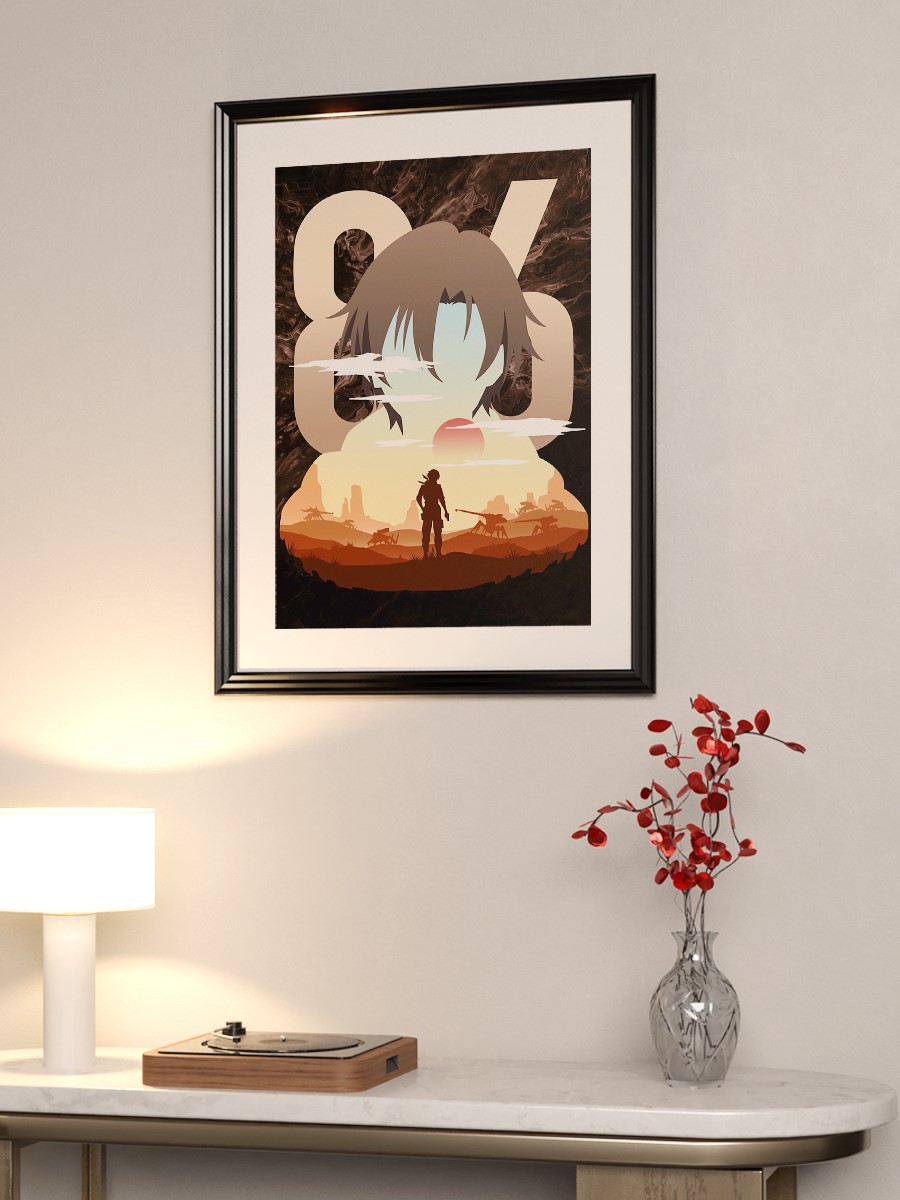86 Anime Poster Çerçevesiz Yüksek Kalite Anime Duvar Poster