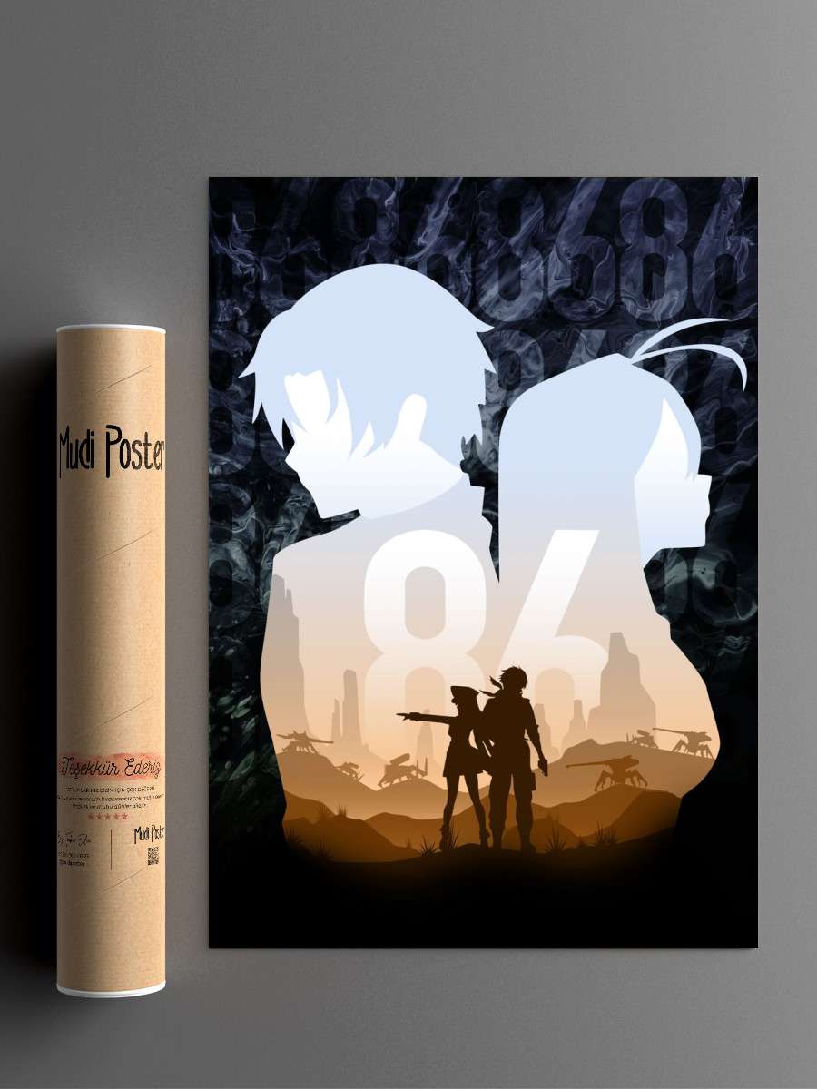 86 Together Sunset Anime Poster Çerçevesiz Yüksek Kalite Anime Duvar Poster
