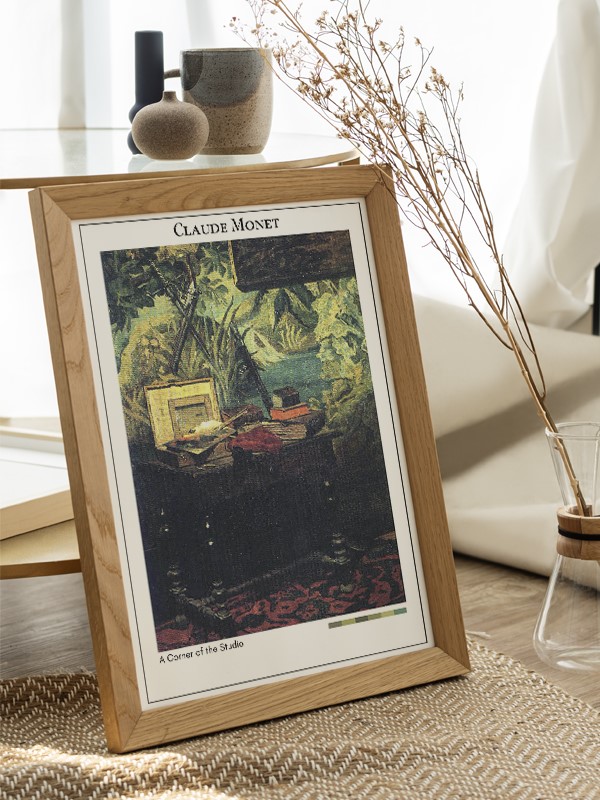 Claude Monet A Corner of the Studio Poster