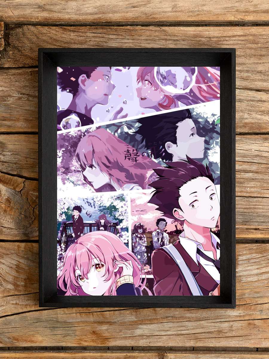 A Silent Voice Anime Poster Çerçevesiz Yüksek Kalite Anime Duvar Poster