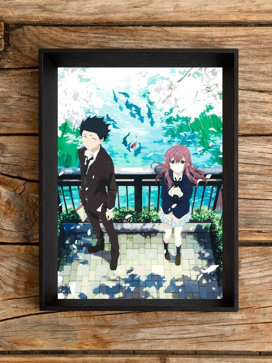 A Silent Voice Anime Poster Çerçevesiz Yüksek Kalite Anime Duvar Poster