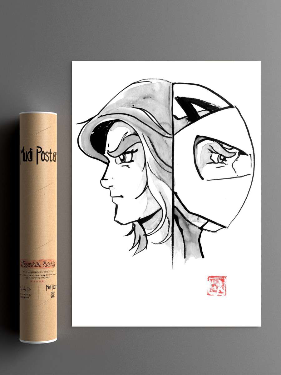 actarus et le prince Anime Poster Çerçevesiz Yüksek Kalite Anime Duvar Poster