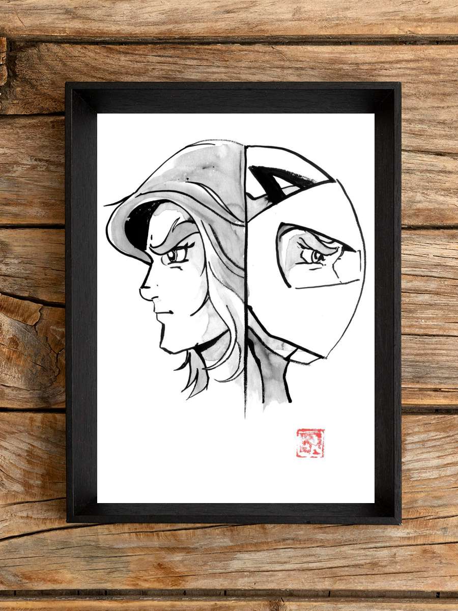 actarus et le prince Anime Poster Çerçevesiz Yüksek Kalite Anime Duvar Poster