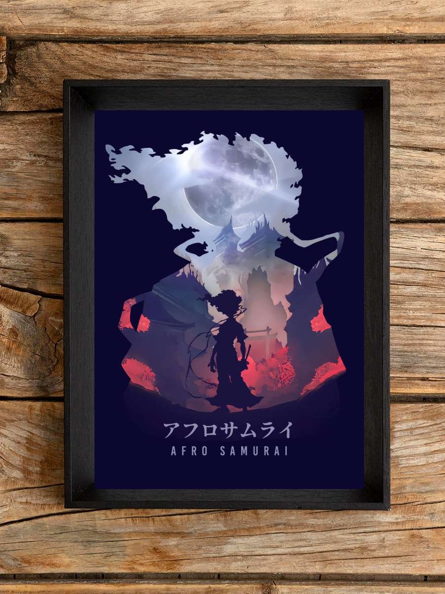 Afro Samurai Anime Anime Poster Çerçevesiz Yüksek Kalite Anime Duvar Poster