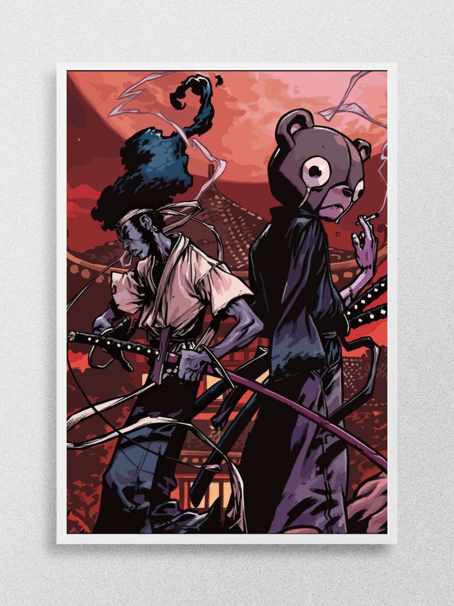 afro samurai Anime Poster Çerçevesiz Yüksek Kalite Anime Duvar Poster