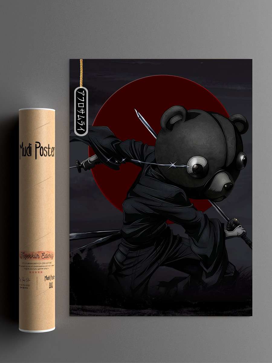 Afro Samurai Anime Poster Çerçevesiz Yüksek Kalite Anime Duvar Poster