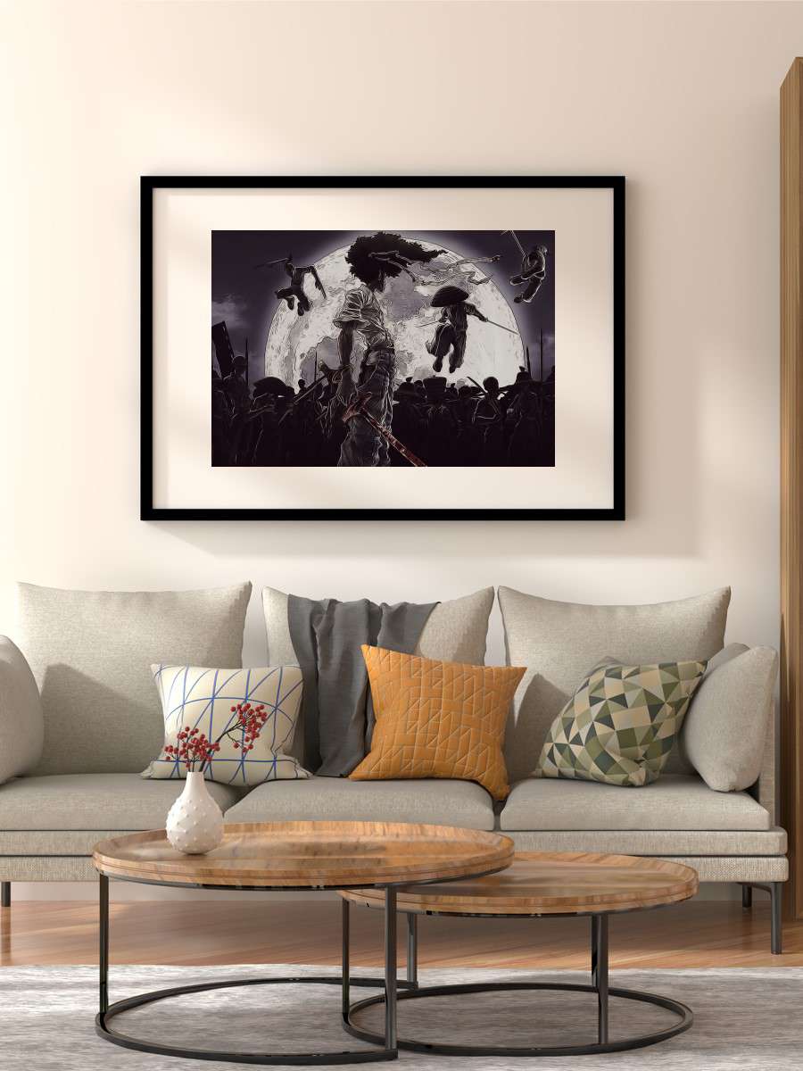 Afro Samurai Anime Poster Çerçevesiz Yüksek Kalite Anime Duvar Poster