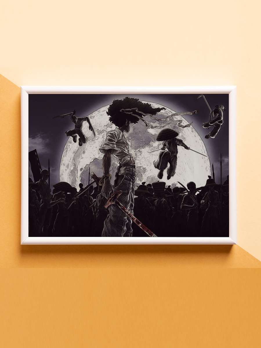 Afro Samurai Anime Poster Çerçevesiz Yüksek Kalite Anime Duvar Poster
