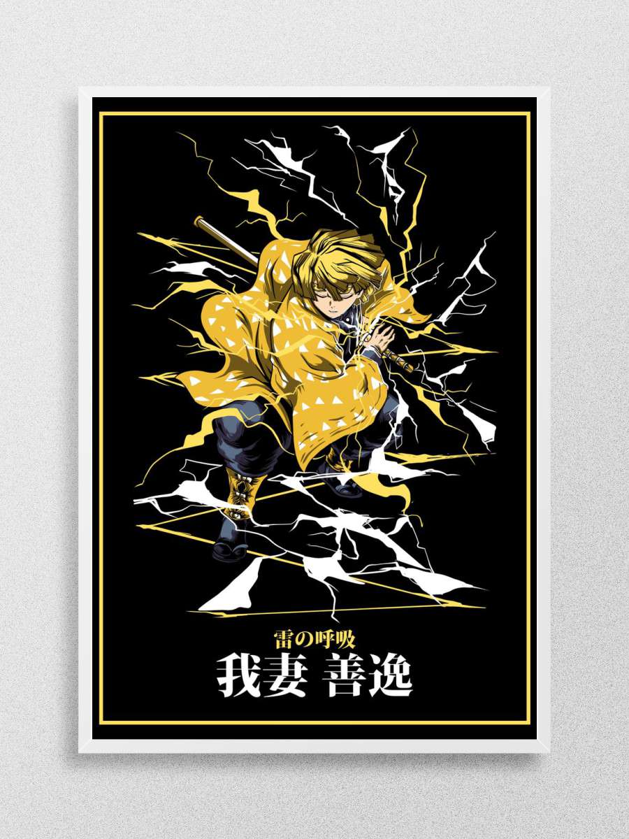 Agatsuma Zenitus Anime Poster Çerçevesiz Yüksek Kalite Anime Duvar Poster