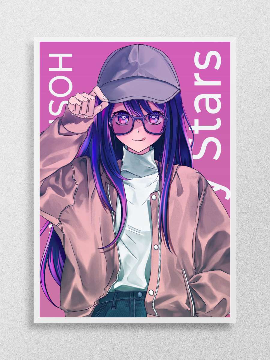 Ai hoshino oshi no ko Anime Poster Çerçevesiz Yüksek Kalite Anime Duvar Poster