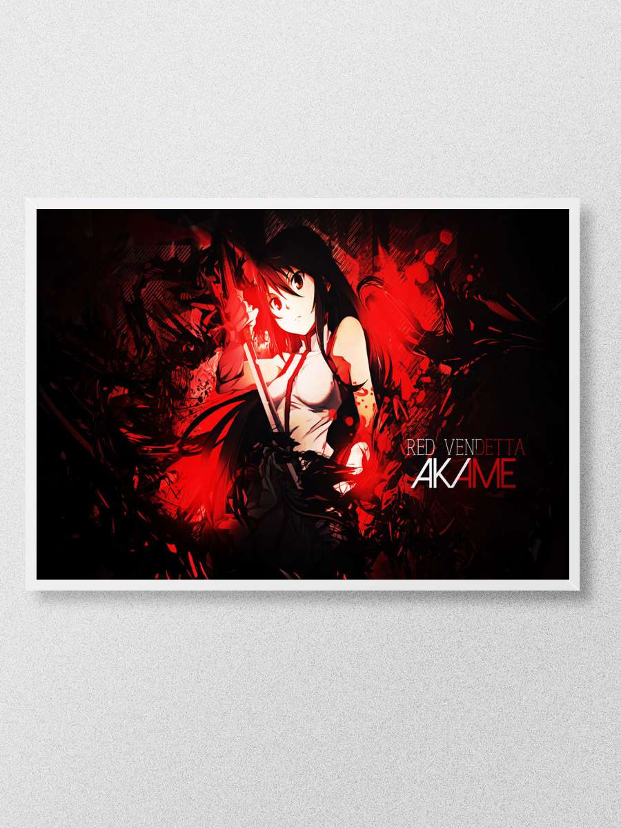 Akame Anime Poster Çerçevesiz Yüksek Kalite Anime Duvar Poster