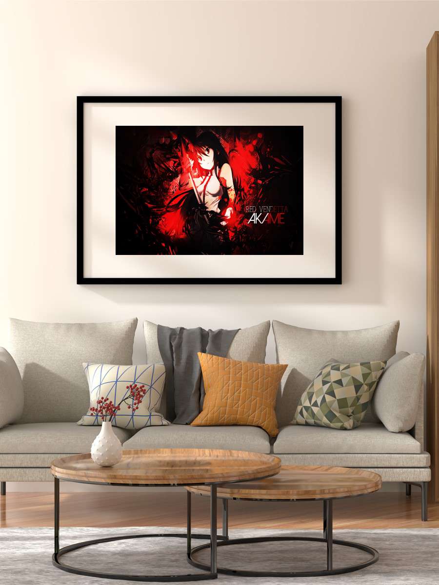 Akame Anime Poster Çerçevesiz Yüksek Kalite Anime Duvar Poster