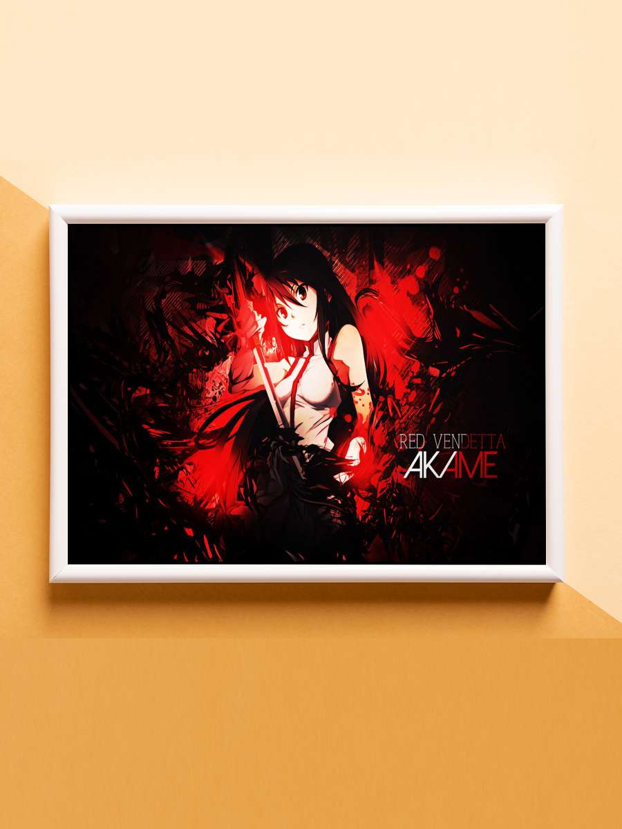Akame Anime Poster Çerçevesiz Yüksek Kalite Anime Duvar Poster