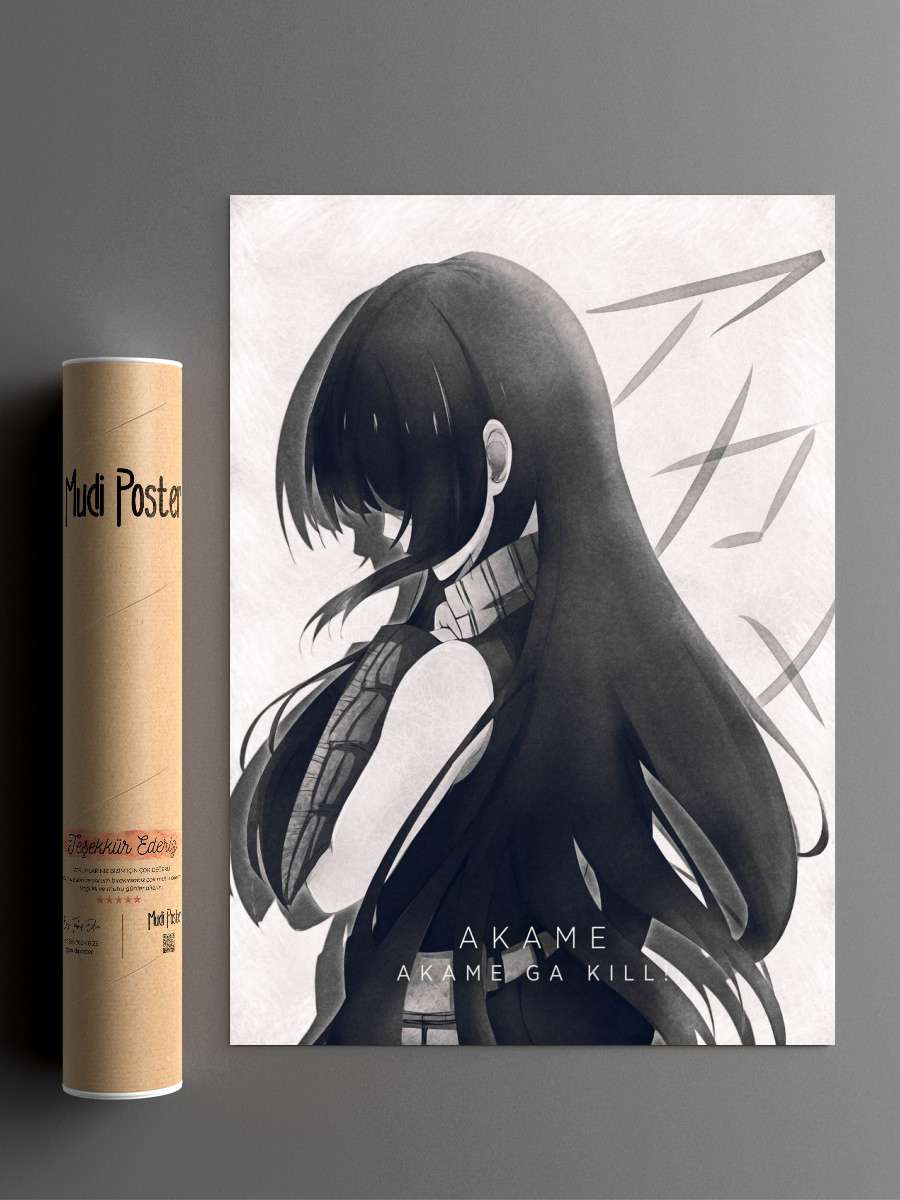 Akame Anime Poster Çerçevesiz Yüksek Kalite Anime Duvar Poster