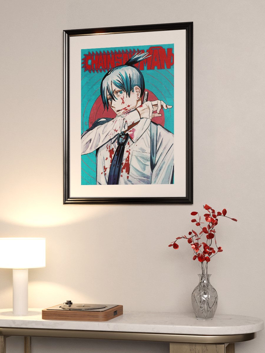 Aki Hayakawa Chainsaw Man Anime Poster Çerçevesiz Yüksek Kalite Anime Duvar Poster