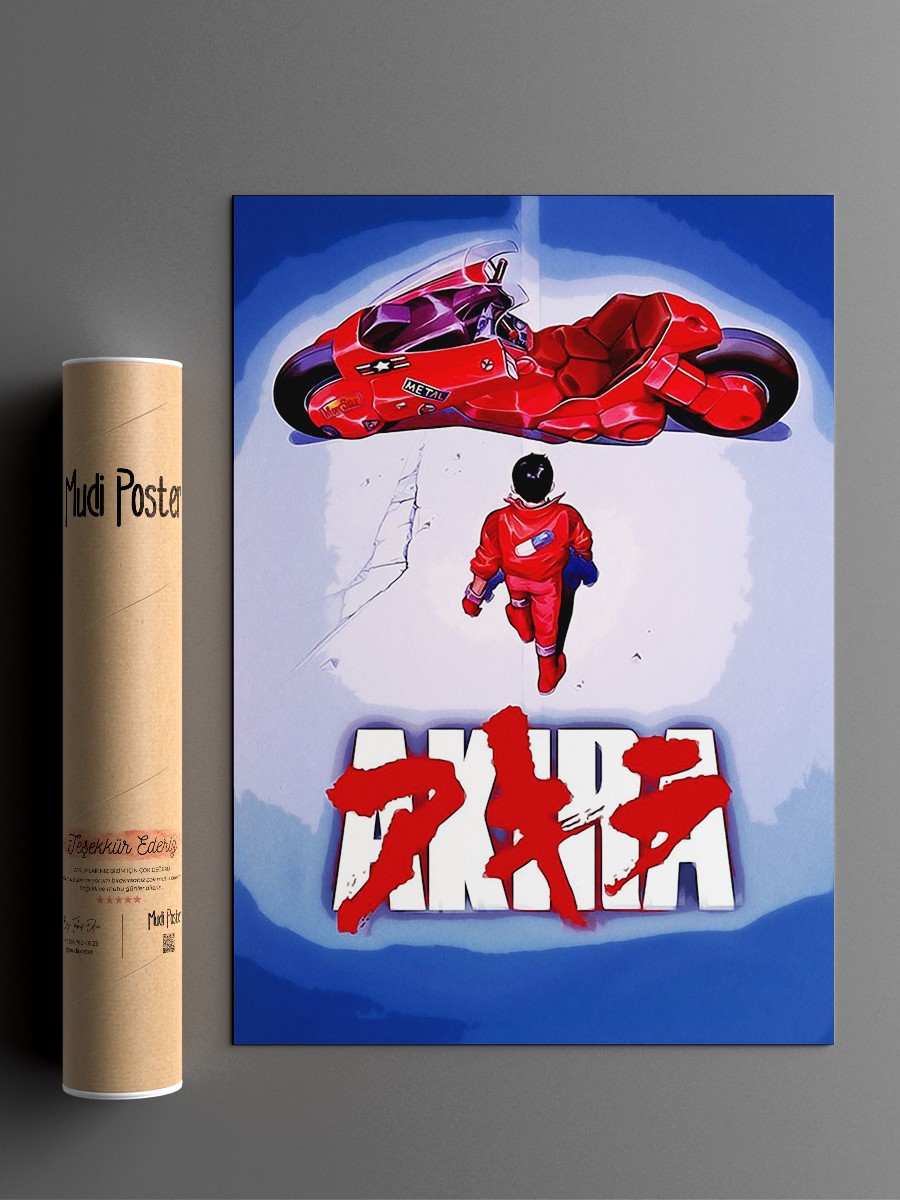 Akira Movie Anime Anime Poster Çerçevesiz Yüksek Kalite Anime Duvar Poster