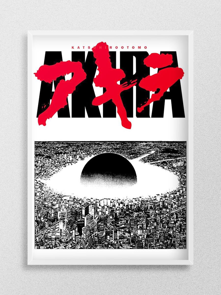 AKIRA  Anime Poster Çerçevesiz Yüksek Kalite Anime Duvar Poster