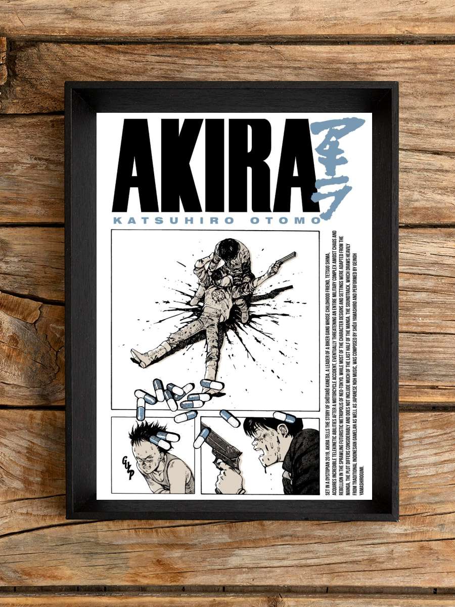 AKIRA Anime Poster Çerçevesiz Yüksek Kalite Anime Duvar Poster