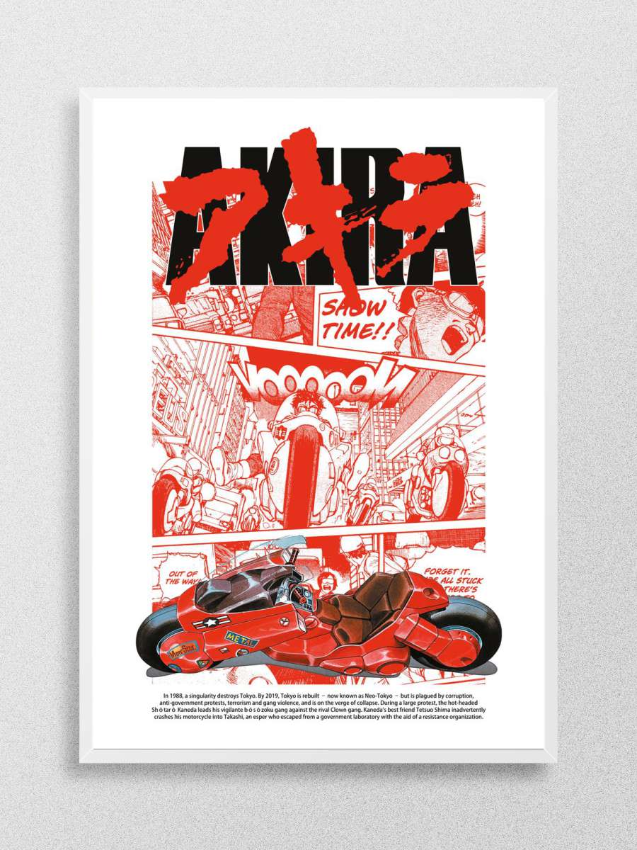 AKIRA Anime Poster Çerçevesiz Yüksek Kalite Anime Duvar Poster