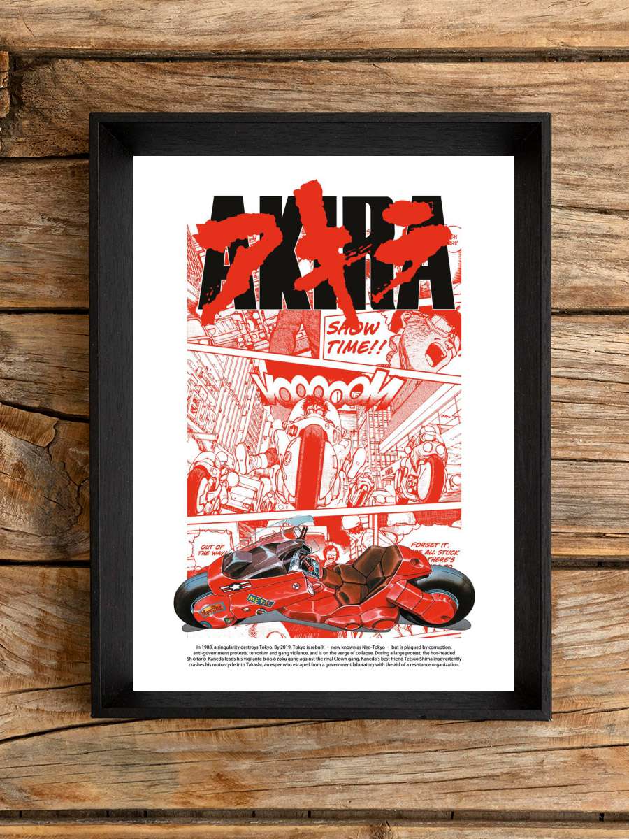 AKIRA Anime Poster Çerçevesiz Yüksek Kalite Anime Duvar Poster